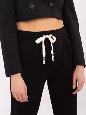 Dámské kalhoty ITALY MODA DHJ-SP-9283.83P NOIRE
