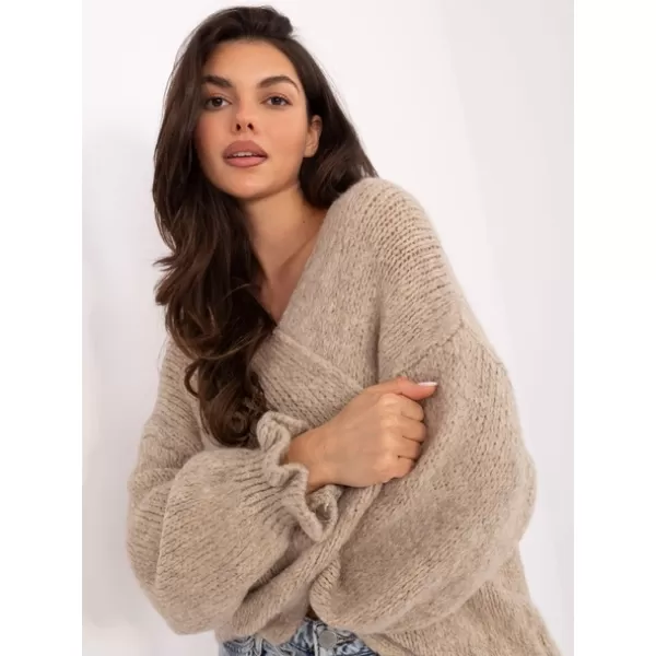  Dámský svetr RUE PARIS MI-SW-0904.82 BEIGE 