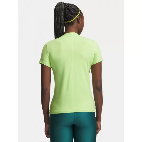  Dámské triko UNDER ARMOUR VANISH SS 6010870-712 ZELENÁ 