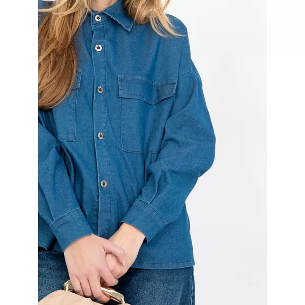  Dámská košile ITALY MODA IT-KS-FL9968.28 BLUE 