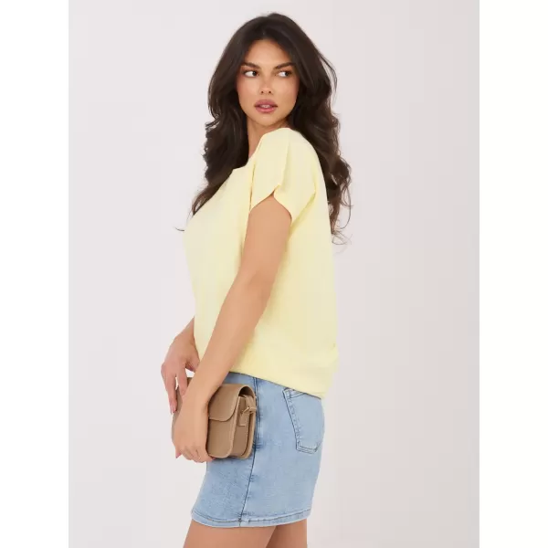  Dámské triko RUE PARIS RV-BZ-8837.67 BRIGHT YELLOW 