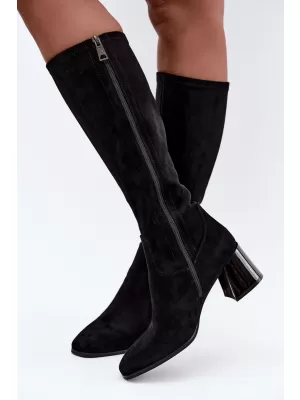 Dámské kozačky VINCEZA 58697 BLACK