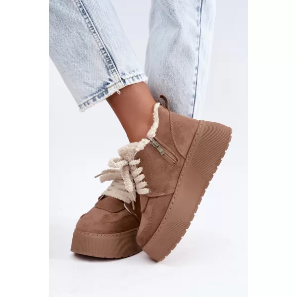  Dámské sněhule BOTO 25816 DARK BEIGE 