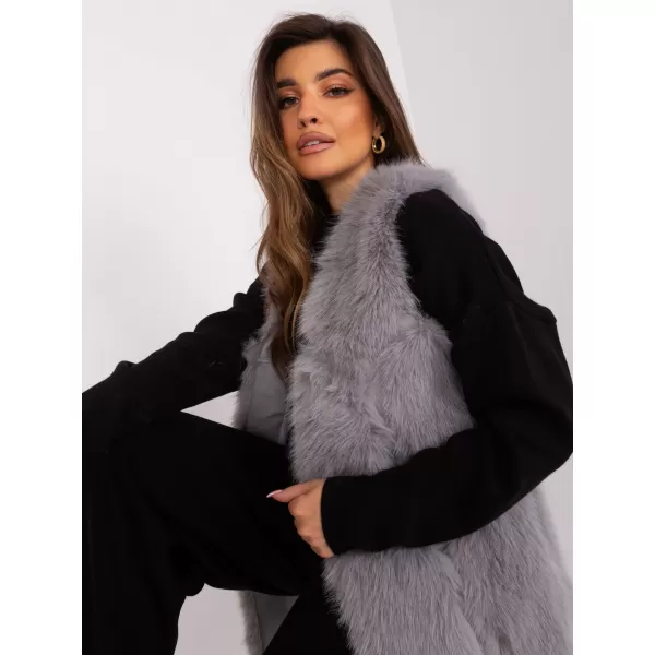  Dámská vesta WOOL FASHION ITALIA AT-KZ-2375.00P GRAY 