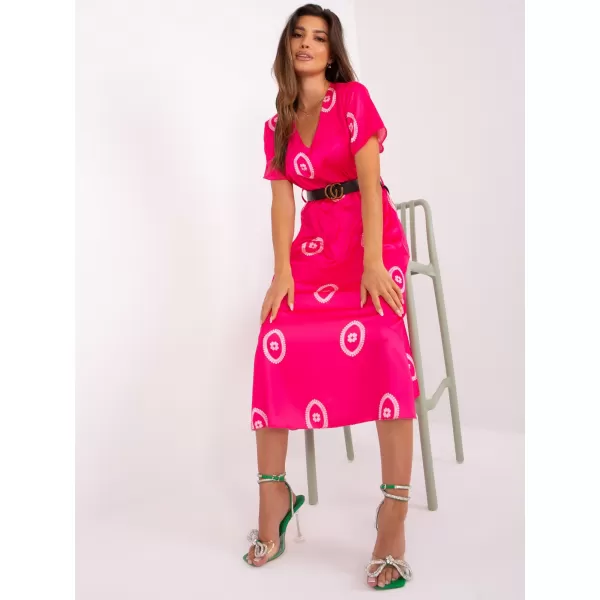  Dámské šaty ITALY MODA DHJ-SK-17260.90 DARK PINK 