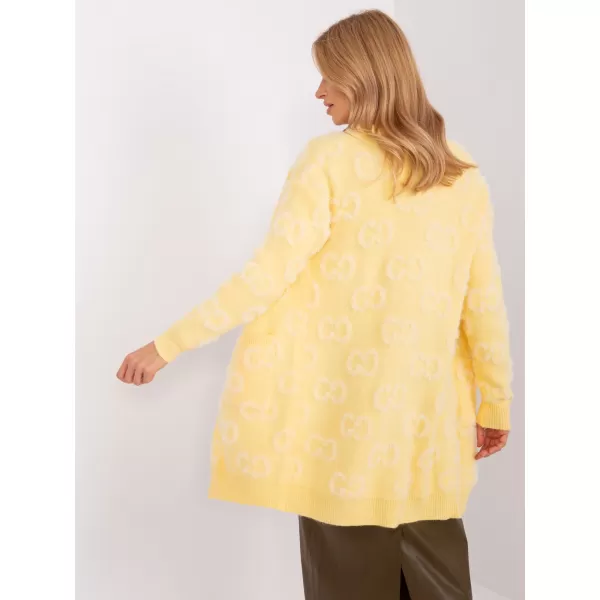  Dámský svetr WOOL FASHION ITALIA AT-SW-234502.38X BRIGHT YELLOW 