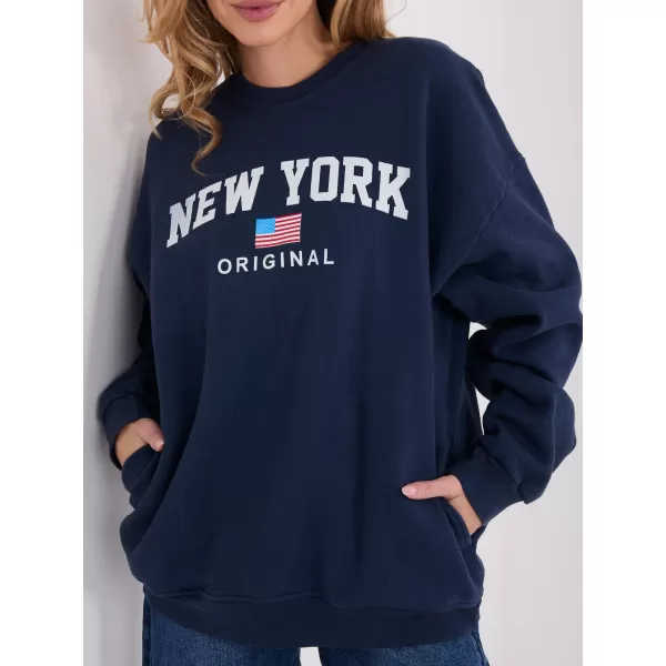  Dámská mikina FACTORY PRICE WT-BL-A1064.09P NAVY 