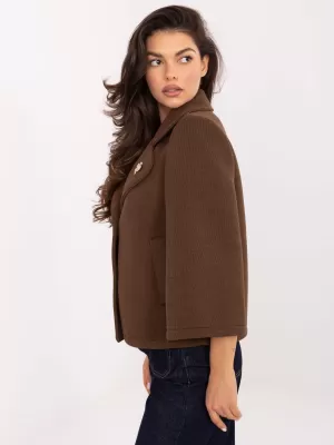 Dámská bunda RUE PARIS IT-KR-FL8159.24 BROWN