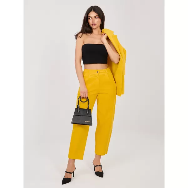  Dámské kalhoty RUE PARIS IT-SP-FL8916.80 YELLOW 