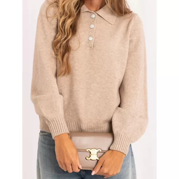  Dámský svetr ITALY MODA IR-SW-AC-19702.14 BEIGE 