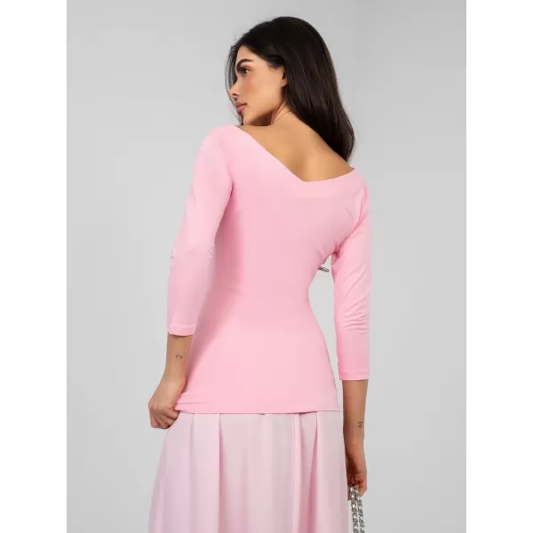  Dámské triko RUE PARIS RV-BZ-A1190.16 BRIGHT PINK 