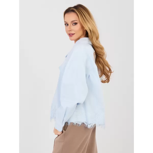  Dámská bunda RUE PARIS IT-KR-FL10001.54 LIGHT BLUE 