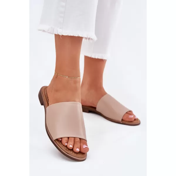  Dámské pantofle BOTO 23SD35-5809 BEIGE 
