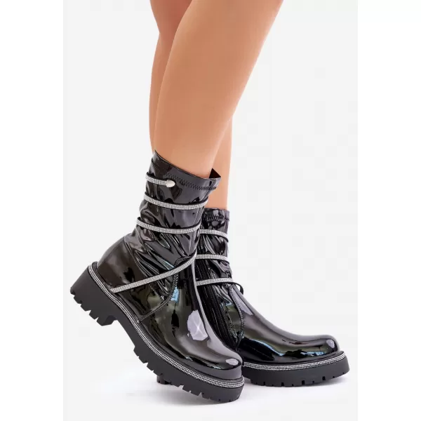  Dámské kotníkové boty BOTO 52079/CLS-307 BLACK 