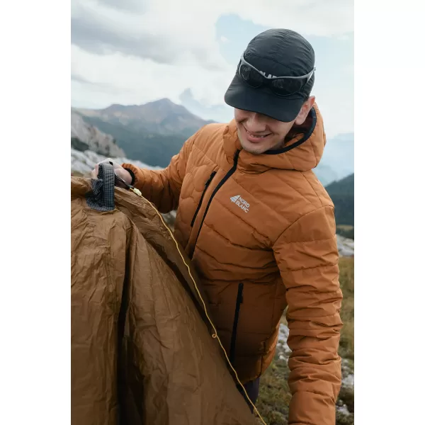  Pánská zimní bunda NORDBLANC ARETE WJM8387 ORANŽOVÁ 