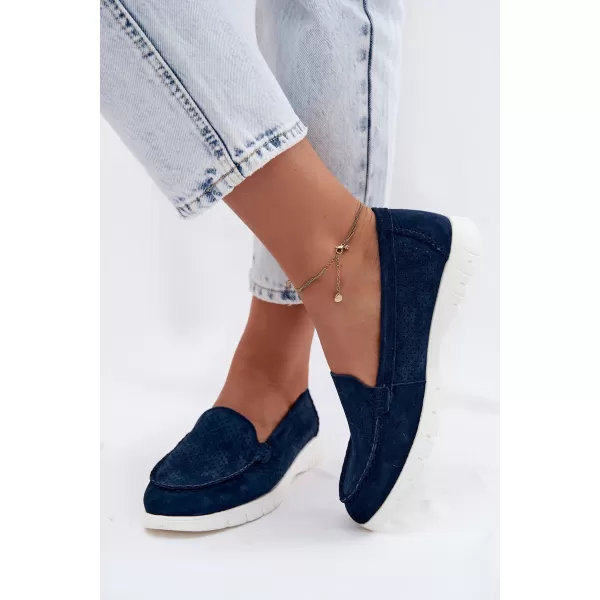  Dámské mokasíny VINCEZA 95360 BLUE 