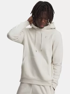 Pánská mikina UNDER ARMOUR ICON FLEECE HOODIE 1373880-110 BÍLÁ