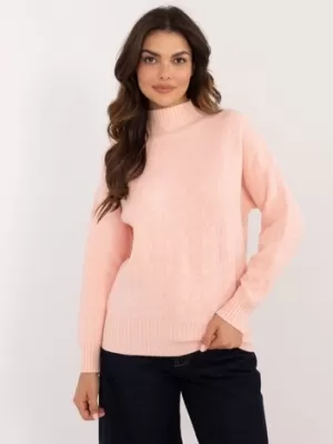 Dámský svetr WOOL FASHION ITALIA AT-SW-2339.54 PEACH