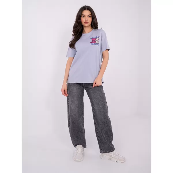  Dámské triko SUBLEVEL D12022AH02645Y BRIGHT PURPLE 