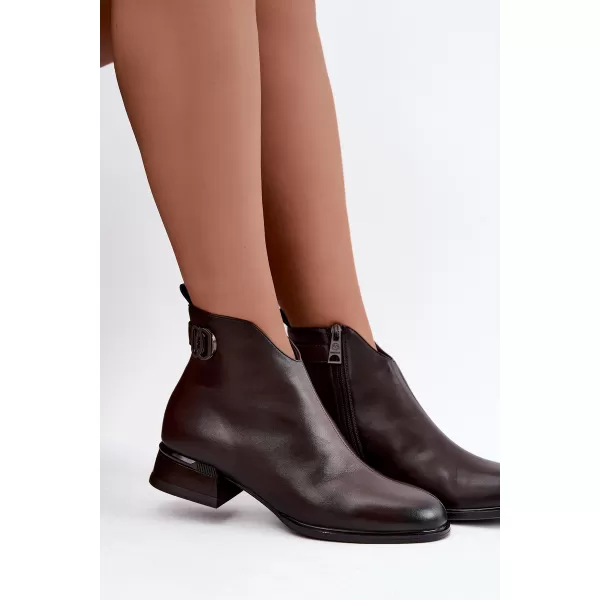  Dámské kotníkové boty VINCEZA 58692 CHOCOLATE 