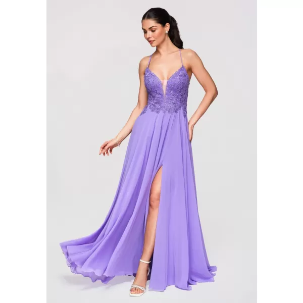 Dámské šaty LARICA LA-OM-DLR309 VIOLET 