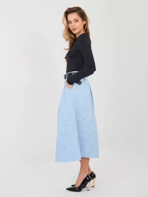 Dámská sukně RUE PARIS IT-SD-18760.69 LIGHT BLUE