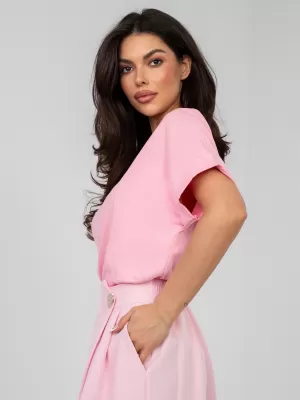 Dámská halenka RUE PARIS RV-BZ-A1185.19 BRIGHT PINK