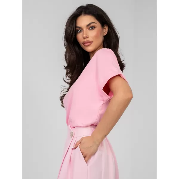  Dámská halenka RUE PARIS RV-BZ-A1185.19 BRIGHT PINK 