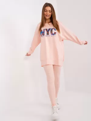 Dámský set MY RED LIPS EM-KMPL-830.77P PEACH