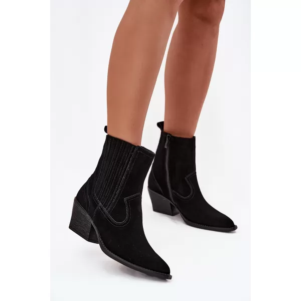  Dámské kotníkové boty BOTO 6350 BLACK 