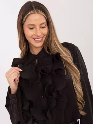 Dámská košile FACTORY PRICE IT-KS-29033.87 DARK BROWN