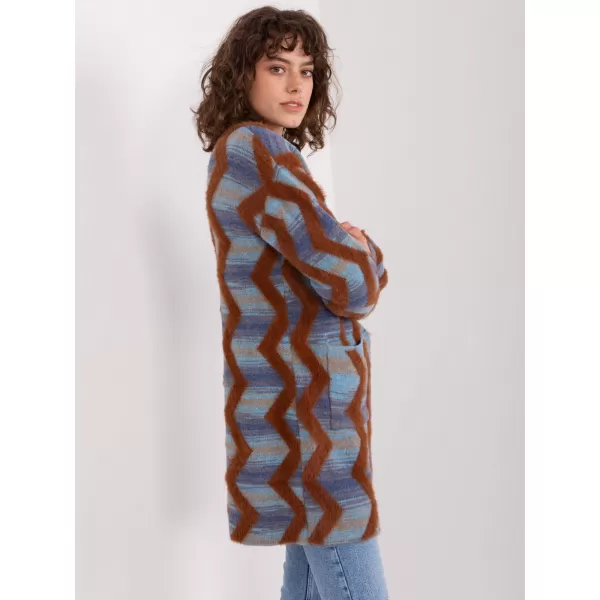  Dámský svetr WOOL FASHION ITALIA AT-SW-234701.34 DARK BLUE 