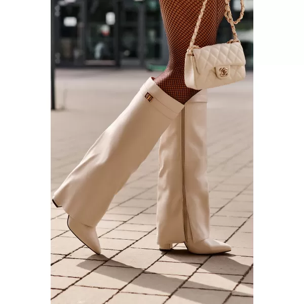  Dámské kozačky BOTO 52200/CLS-296 LIGHT BEIGE 