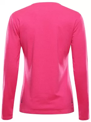 Dámské rychleschnoucí triko ALPINE PRO LOUSA PINK GLO