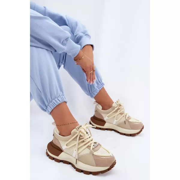  Dámské tenisky GOE TT2N4021 BEIGE 