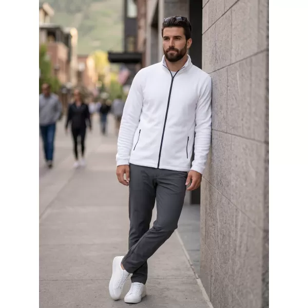  Pánská micro fleece mikina MALFINI FACTOR 852 BÍLÁ 