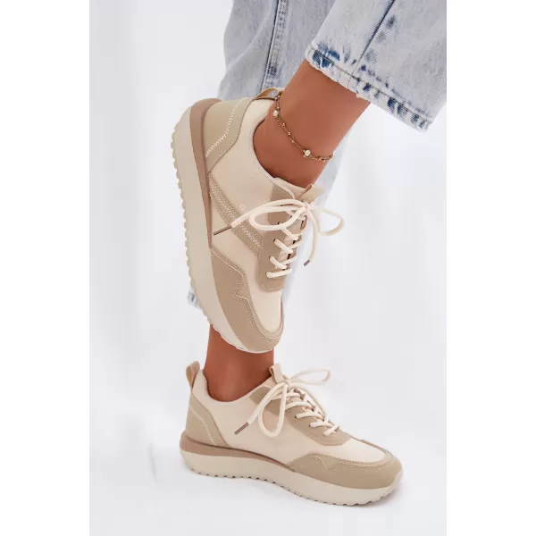  Dámské tenisky BIG STAR SHOES TT274278 BEIGE 