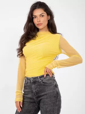 Dámská halenka FACTORY PRICE IT-BZ-21830.04 YELLOW