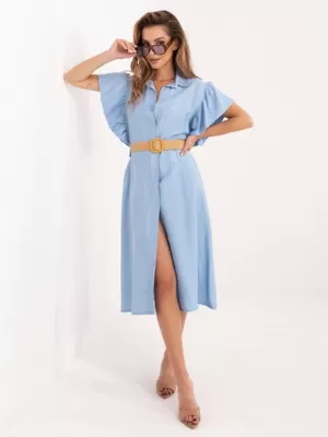 Dámské šaty ITALY MODA MI-SK-82970.86 LIGHT BLUE
