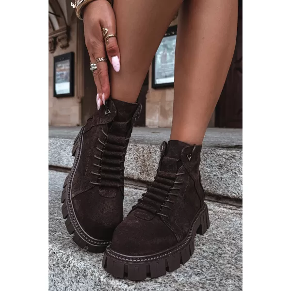  Dámské boty D&A JC62-1045 BROWN 