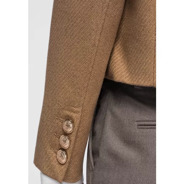  Dámské sako OMBRE OW-BL-E0008 CAMEL 
