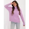 Dámský svetr WOOL FASHION ITALIA AT-SW-23445.00 BRIGHT PURPLE