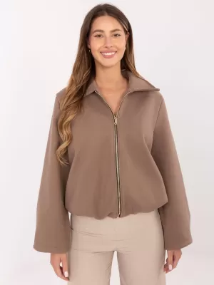 Dámská bunda RUE PARIS IT-KR-FL9725.08P DARK BEIGE