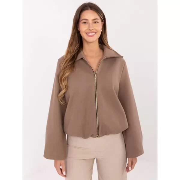  Dámská bunda RUE PARIS IT-KR-FL9725.08P DARK BEIGE 