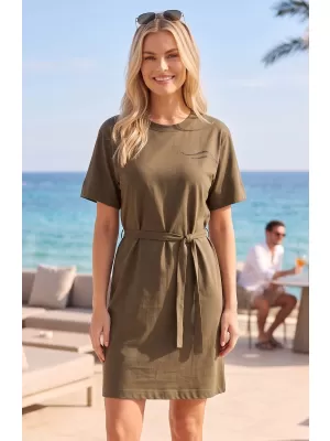 Dámské šaty ALTISPORT ALW001816 MILITARY