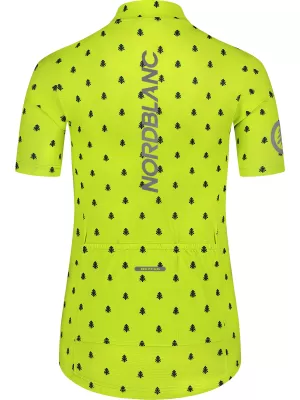 Dámský cyklo dres NORDBLANC TREES NBSLF8085 ZELENÁ