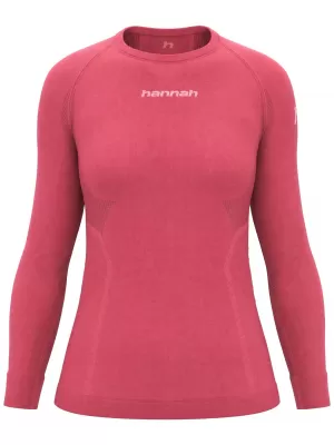 Dámské spodní prádlo HANNAH ACTIVE TS L/S W CLARED RED