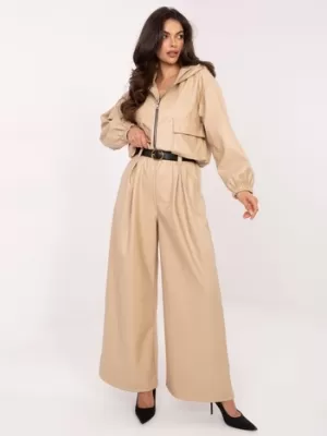 Dámské kalhoty RUE PARIS IT-SP-FL8569.85 BEIGE