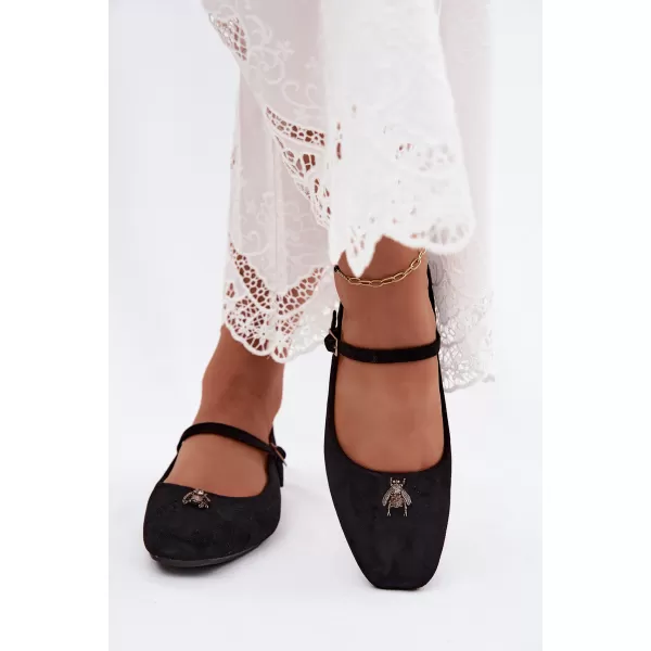  Dámské baleríny BOTO 6672 BLACK 