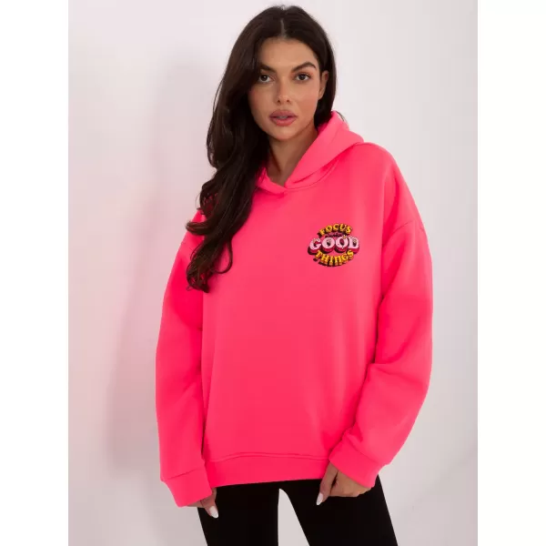  Dámská mikina FACTORY PRICE MJ-BL-H2503.70 FLUO PINK 